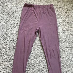 Rose colored one size leggings
